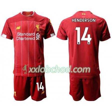 Fotbalové dresy Liverpool HENDERSON 14 Dětské Domácí Dres 2019/20 Krátký Rukáv